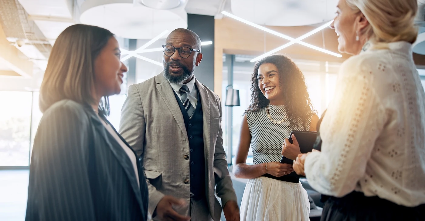 Discussion, smile and business people in lobby for teamwork, schedule update or conference hall advice. Staff, project and keynote speaker in meeting for networking, seminar or career event review. SSUCv3H4sIAAAAAAAAA21Sy27cMAz8F5334He3+ytFEVASvRYiiYZEJzWC/fdS0gJ9JLcZQsMZjv2hNGRn1O1DOe+PzAnYUVS37qISRoupwrc0Ll1FaB1TcuAr08BmixBQ3VTeiPjlOvdTP6iLAicvHheVGfjImMVCmAHGu+gr/+MtY9kgqnzoAuRl9+X8UWJ5hLrwh+q7cbXLFW1xRJjMPPawzEImvc7f5h7HqxA9wfdluk5jJ2TFtVvWYeis+nlRr++MKTzTwWEdNbgnZ1y8N0K8lSLqAdIRhZItbweLVqh5Lbw1E4mRz10K6SX1aiRpPIIuctWPyzwN3VDPKA9zO85KKc8za1mbk6XpbIZ1v7PPhMfuCSyXkAosaXzaF7N/8sjAJoSQ2YUWBjyEsyI8EUNFgTLvGzHlSk84gzOJKtkp2rkiQ56OpOlXm0MsdQS5F5oP7pTd33u0u9cYddRWeLdbBF96qL7lL5MPGTBy0xiI/2ny51E/jGkV9Hj8BpIOsAW5AgAA